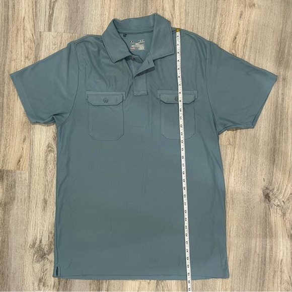 Under Armour Golf Polo Men’s HeatGear Performance Short Sleeve Shirt Blue Size M - Picture 2 of 7